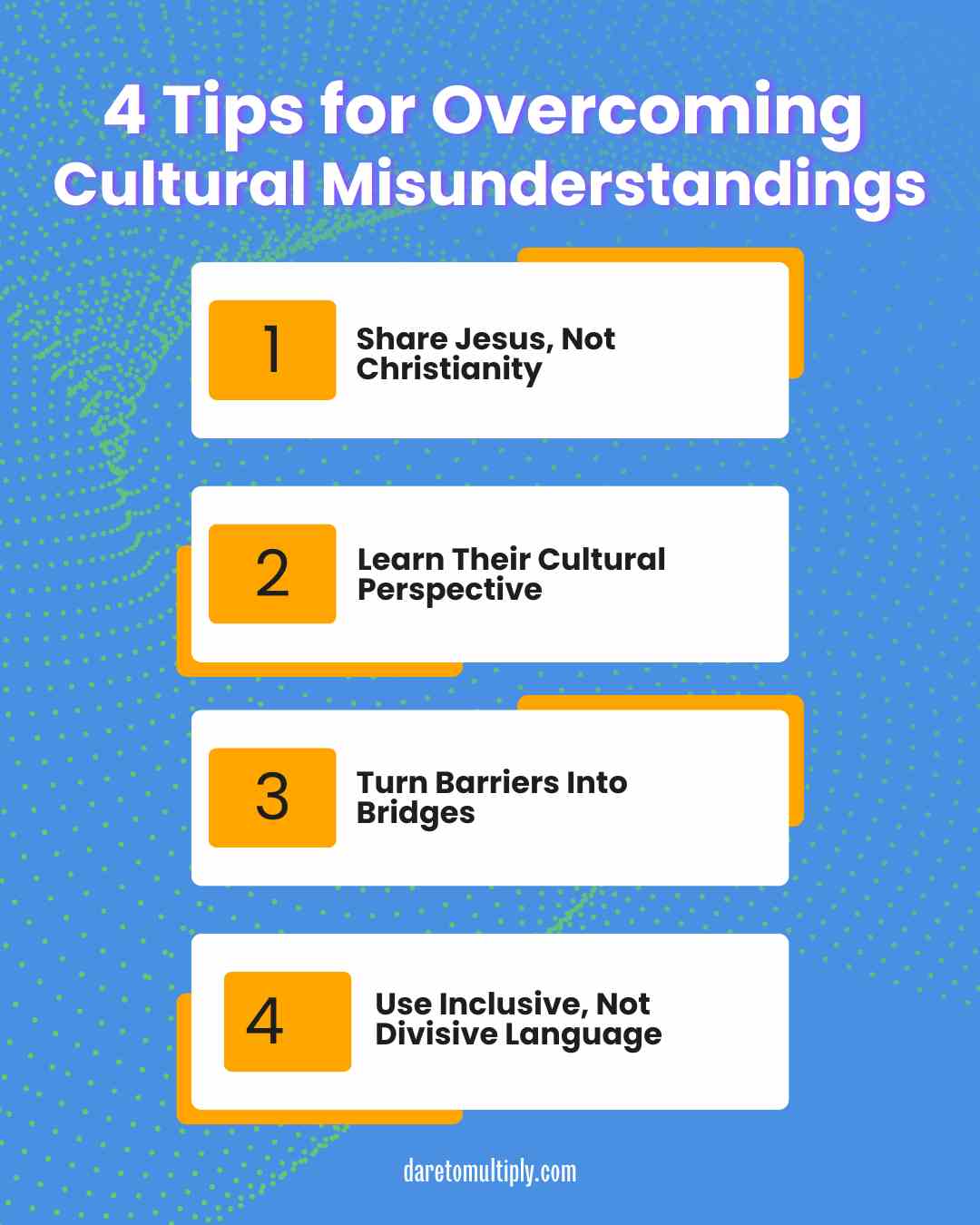 4 Ways to Overcome Barriers in Cross-Cultural Disciple-making - Dare to ...