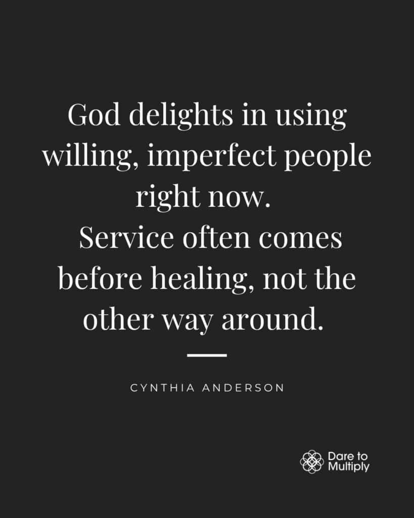 God uses the broken